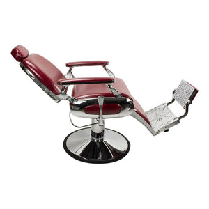 Roosevelt Barber Chair - Crimson - PediSpa.com