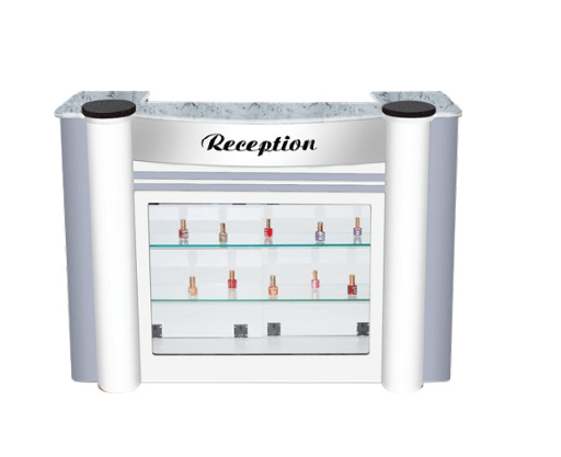 APALIS Reception Counter - Gloss White - PediSpa.com