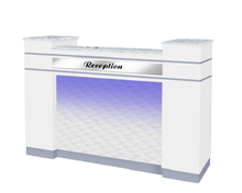 ARGUS Reception Counter - GLOSS WHITE - PediSpa.com