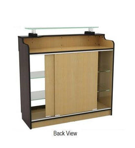 Berkeley Reception Desk with Side Cabinets - PediSpa.com