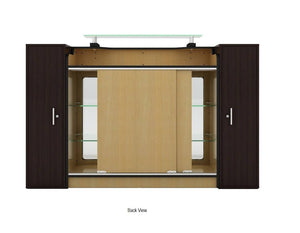 Berkeley Reception Desk with Side Cabinets - PediSpa.com
