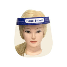 Blue Reusable Face Shield - 10 Pack - PediSpa.com