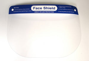 Blue Reusable Face Shield - 20 Pack - PediSpa.com