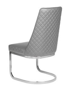 Chevron, Diamond Chrome Customer Chair, Client Chair PediSpa.com