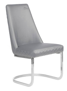 Chevron, Diamond Chrome Customer Chair, Client Chair - PediSpa.com