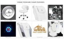 Crane White Edition Pedicure Spa Chair - PediSpa.com