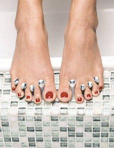 Designer Toe Separators for Home or Salon - Diamonds - PediSpa.com