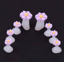 Designer Toe Separators for Home or Salon - Purple Flowers - PediSpa.com