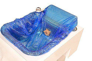 Disposable Pedicure Tub Liners - 200 pcs - One Size Fits All - Blue - PediSpa.com