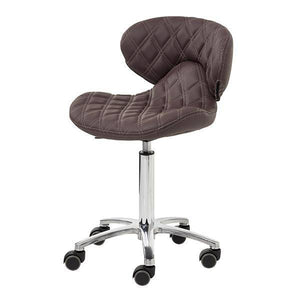 Lexi II Technician Stool Chair - Manicure or Pedicure Height - PediSpa.com
