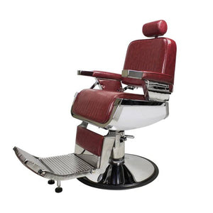 Lincoln Barber Chair - Crimson - PediSpa.com