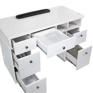 Napa Manicure Nail Table w/ Built-In Ventilation System - PediSpa.com