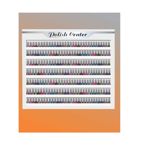 Sonoma Nail Polish Center (Single Shelves) - 224 Bottles - PediSpa.com