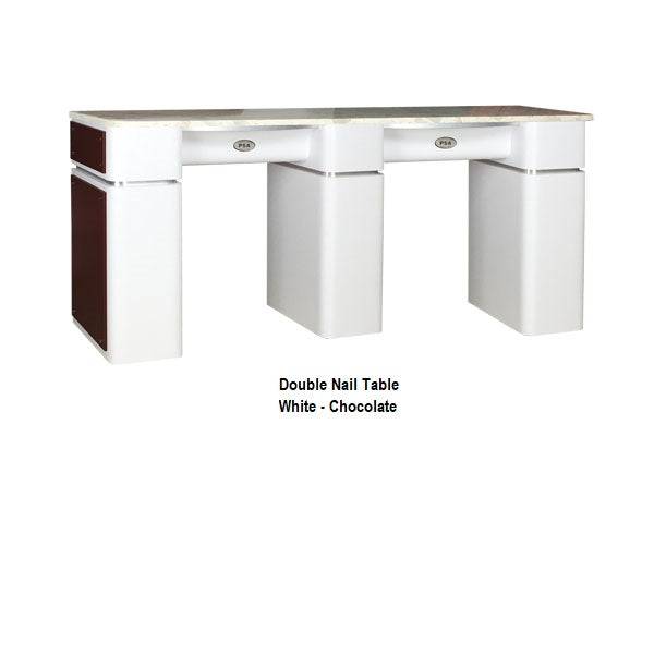 T39 Double Manicure Table - PediSpa.com