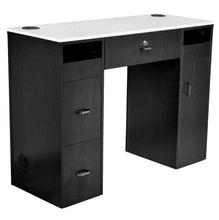Tempo Manicure Table  - Gray, White or Black - PediSpa.com
