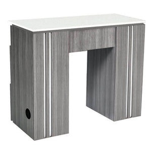 Tempo Manicure Table  - Gray, White or Black - PediSpa.com