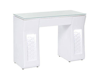 Vicki Manicure Table - Gloss White or Piano Black - PediSpa.com